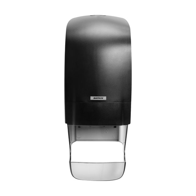 Katrin Inclusive System Toilet Dispenser With Core Catcher - Black