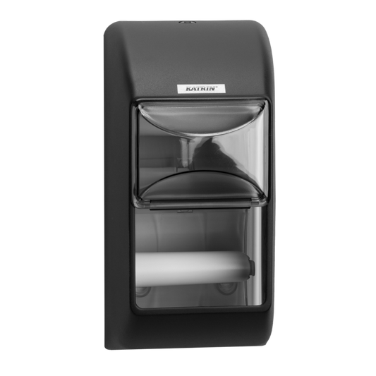 Katrin Toilet 2-Roll Dispenser - Black