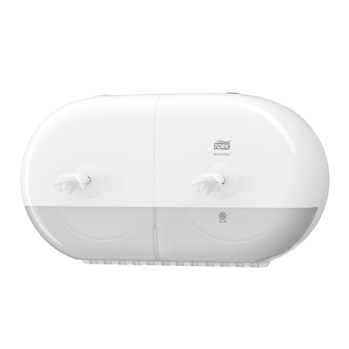 Tork SmartOne® Twin Mini Toilet Roll Dispenser White